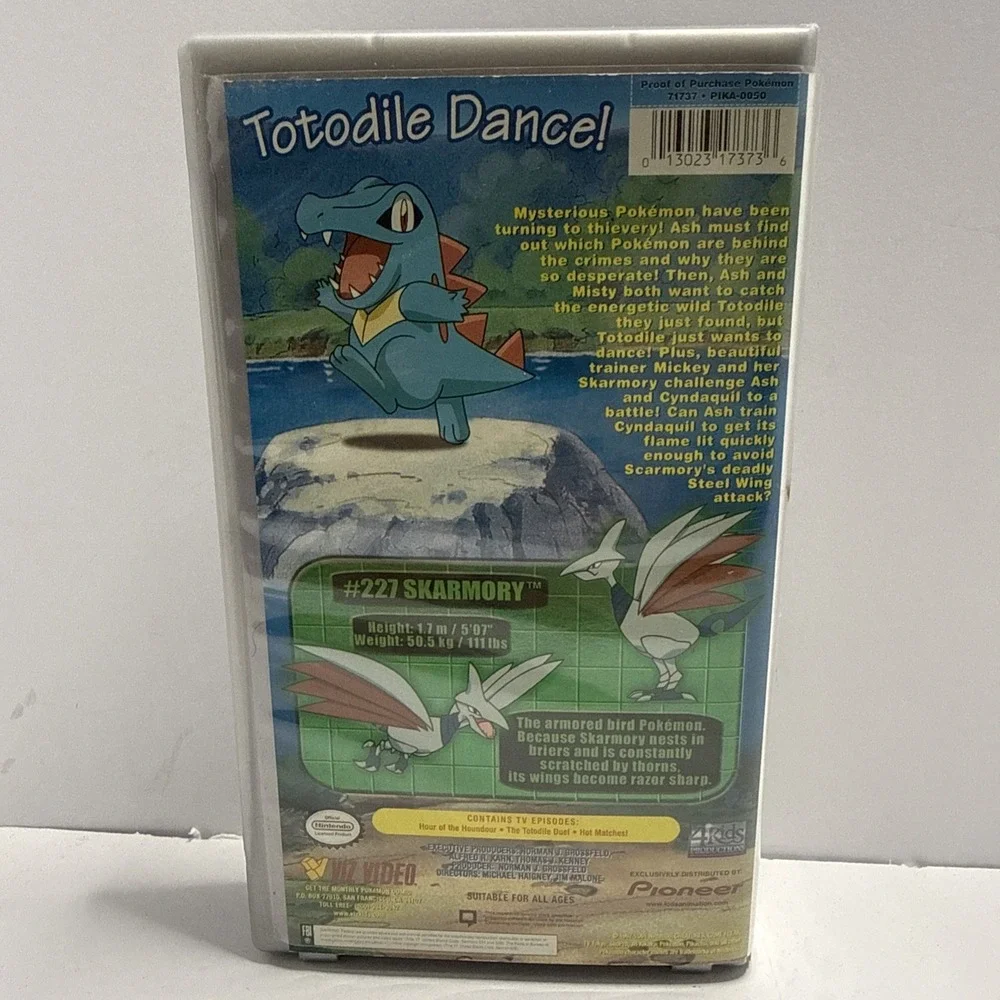 Pokemon Vol. 50: The Johto Journeys - Midnight Heroes  - VHS, 2002 - Tested